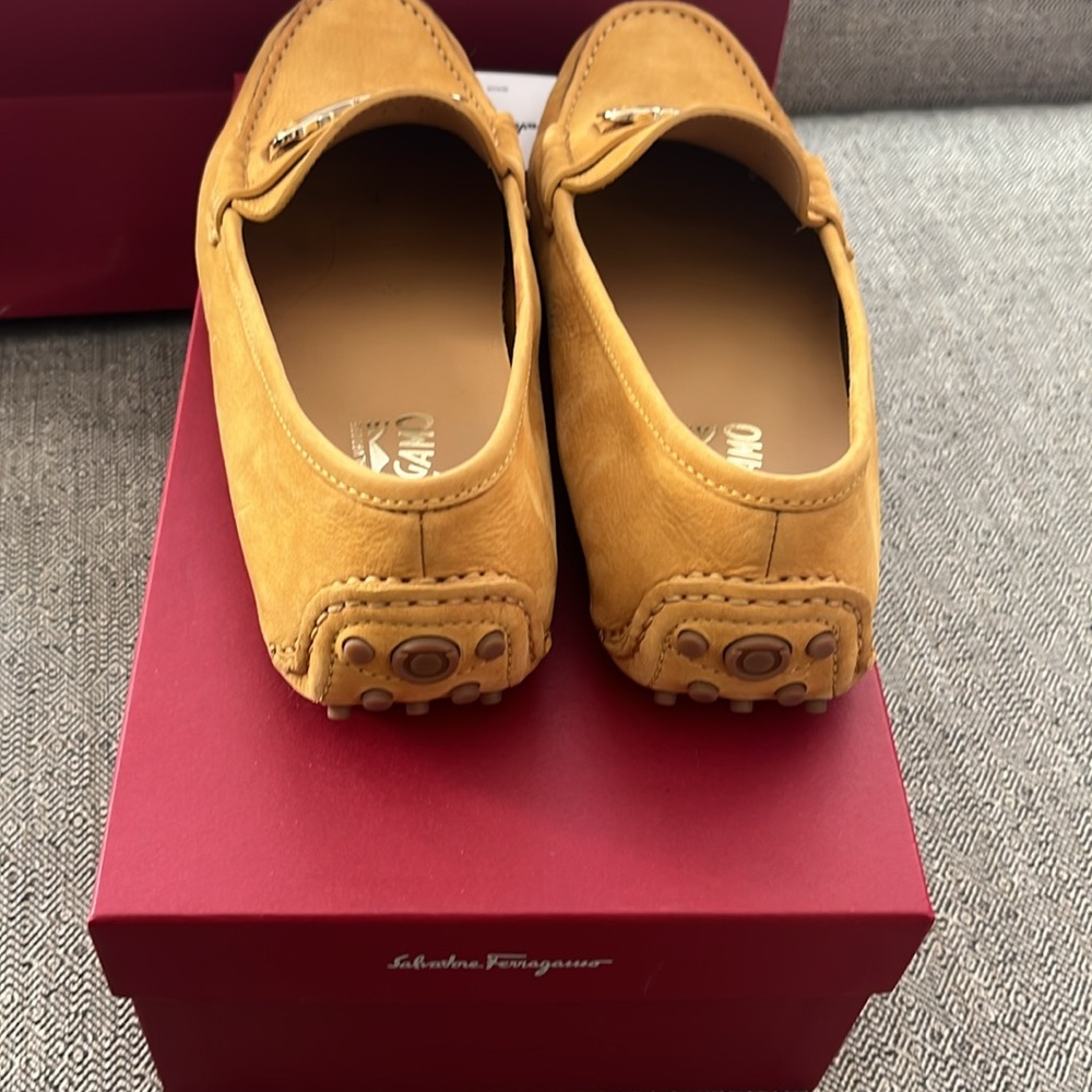 Salvatore Ferragamo Tan Loafers - Picture 4 of 10